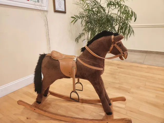 Large vintage rocking horse in excellent condition.