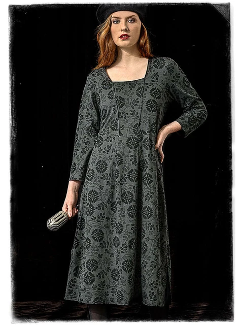 chinese dress ladies gudrun sjoden gray linen dress main image 0
