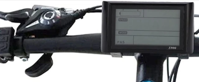 LCD-display voor Fietsen, 24V 36V 48V 60V Bedieningspaneelmeter met M5-schroeven voor 31,8 22,2 Mm Fietsen