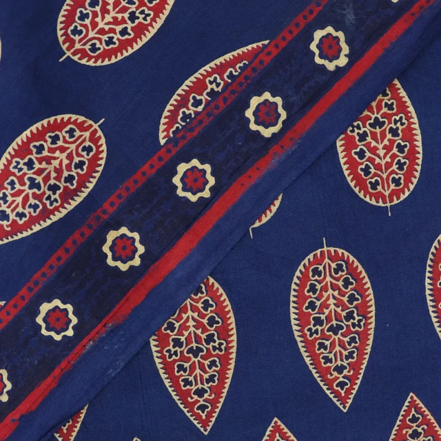 Bordure Imprimé Tissu Coton Couture Femmes Robe Décousu Vêtements Matériel Que