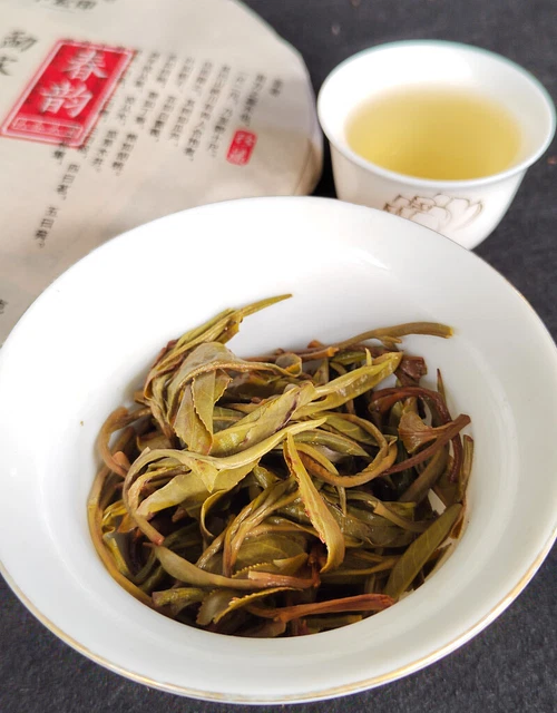 357g 2023 Puerh Raw Tea Cake Yunnan Menghai Tea