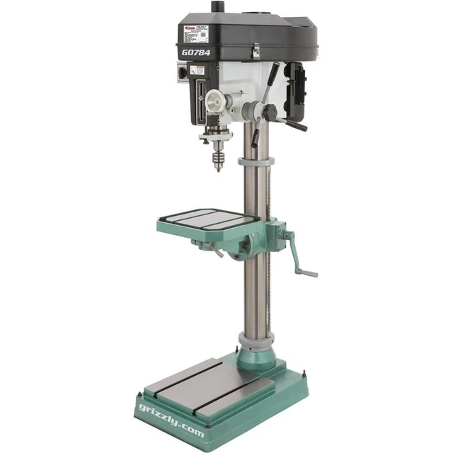 Grizzly G0784 15" Heavy-Duty Floor Drill Press