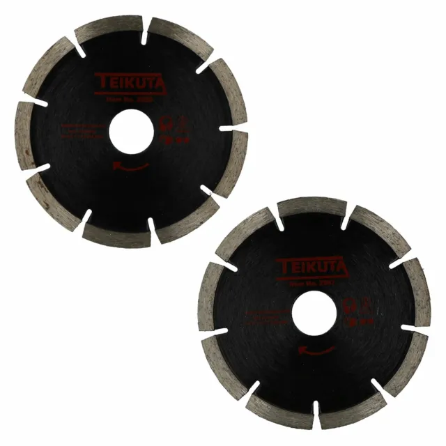 2 PC 115mm Diamond Mortar Raking Disc Set 5.25 & 8mm Cutting Thickness