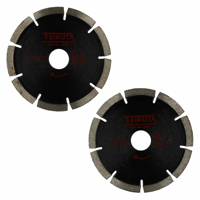2 PC 115mm Diamond Mortar Raking Disc Set 5.25 & 8mm Cutting Thickness
