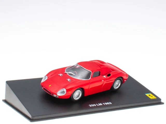 Atlas 1/43 Ferrari 250 LM 1963 – Rouge – Modèle Diecast – Neuf – Collection