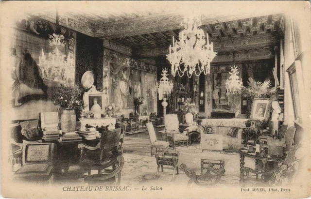 CPA Chateau de BRISSAC Le Salon (979143)