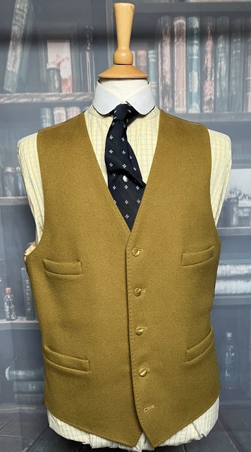 "Gilet/gilet vintage in lana doeskin 42"/107 cm petto (MSFB3)
