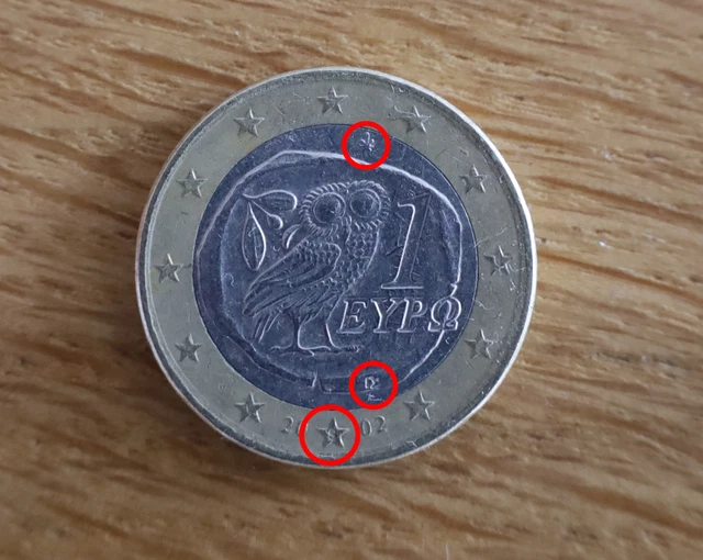 Piece 1 Euro Hibou