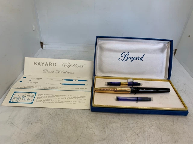 Stylo Plume Collection - Modèle Ancien Réplique, Marron Foncé Et Chrome, NEUF Avec Réservoir N°15
