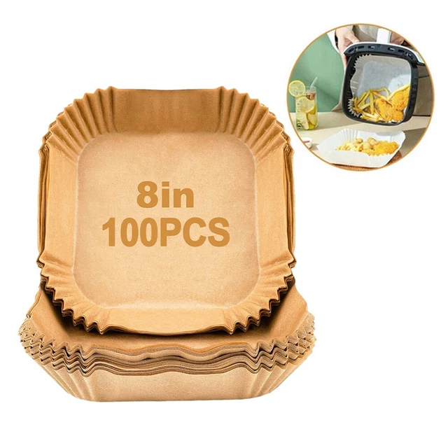 Carta mangime aria calda friggitrice non a spina prova olio 20x20x4,5 cm accessori cucina