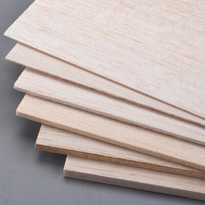 Pirografia Traforo e Decoupage Legno da Decorare Fogli di Legno Balsa,8 Pcs Multistrato di Balsa Naturale Compensato Pannello Legno Grezzo Fogli Per Pittura 