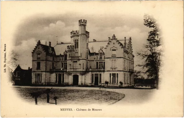 CPA MESVES Chateau de Mouron Nievre (100224)