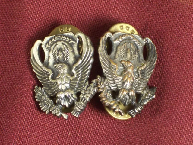 2 Vintage AAF Civil Air Patrol CAP ? AF ROTC US Military Pin Badge 1 is a Meyer