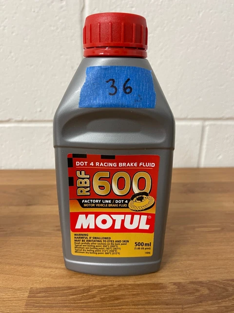 Motul RBF 600 DOT4 Full Synthetic Racing Brake Fluid 500mL 100949