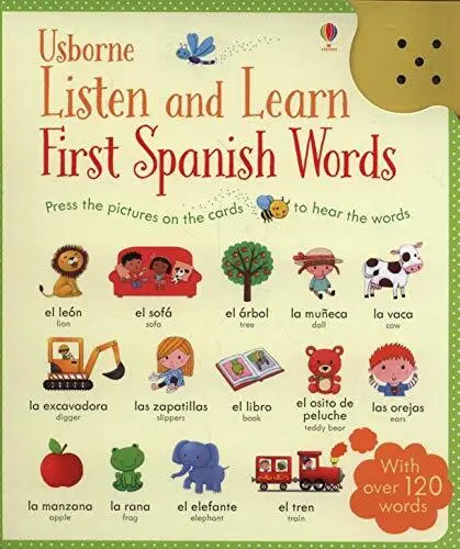 Listen and Learn First Spanish Words (Listen & Learn) by Sam Taplin Book The