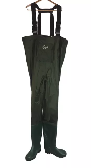 ROSPICK FISHING WADERS RFW100G Shoe Size 10 $30.00 - PicClick