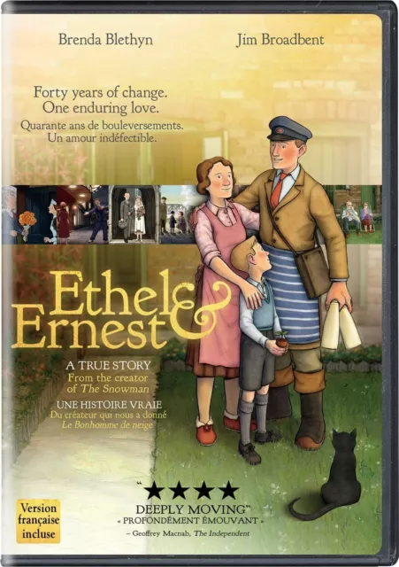 Ethel & Ernest (Brenda Blethyn) - DVD - Brand New w/ slipcover BILINGUAL