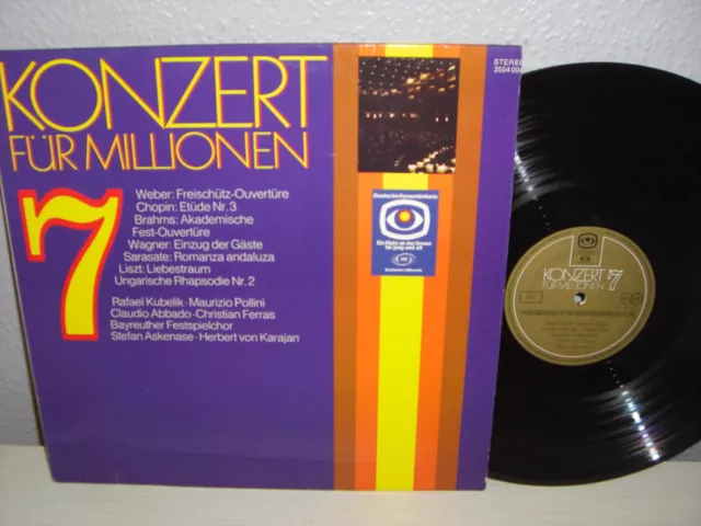 Klassik Schallplatte LP / KONZERT FÜR MILLIONEN >7< Vinyl