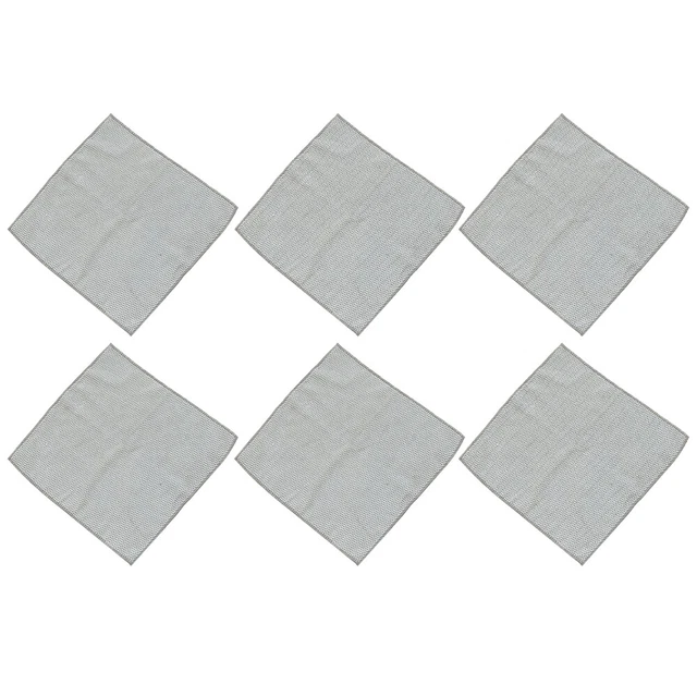 6pcs Hanging Kitchen Dish Towels Multifunctional Microfiber Dishwashing Cloth