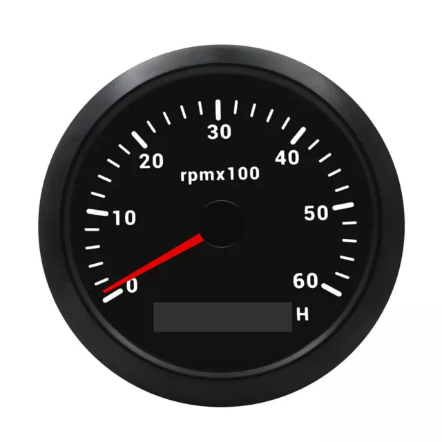 85mm Digital Auto Car Drehzahlmesser Tachometer Tacho Gauge 0-6000RPM Universal 2