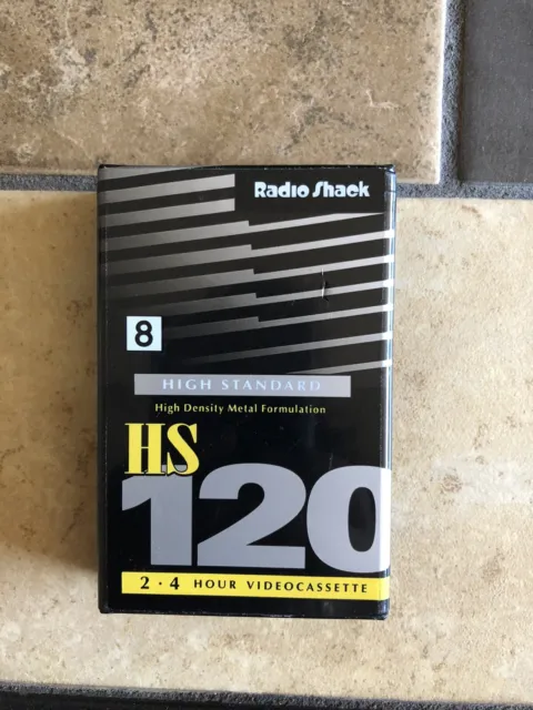 Radio Shack HS-120  8mm High standard Camcorder Video Cassette