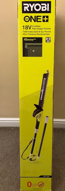 RYOBI RPT184520C 18V ONE+ Cordless 45cm Pole Hedge Trimmer - Green £83. ...