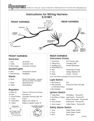 Ford 3000 Generator Wiring Diagram - Wiring Diagram