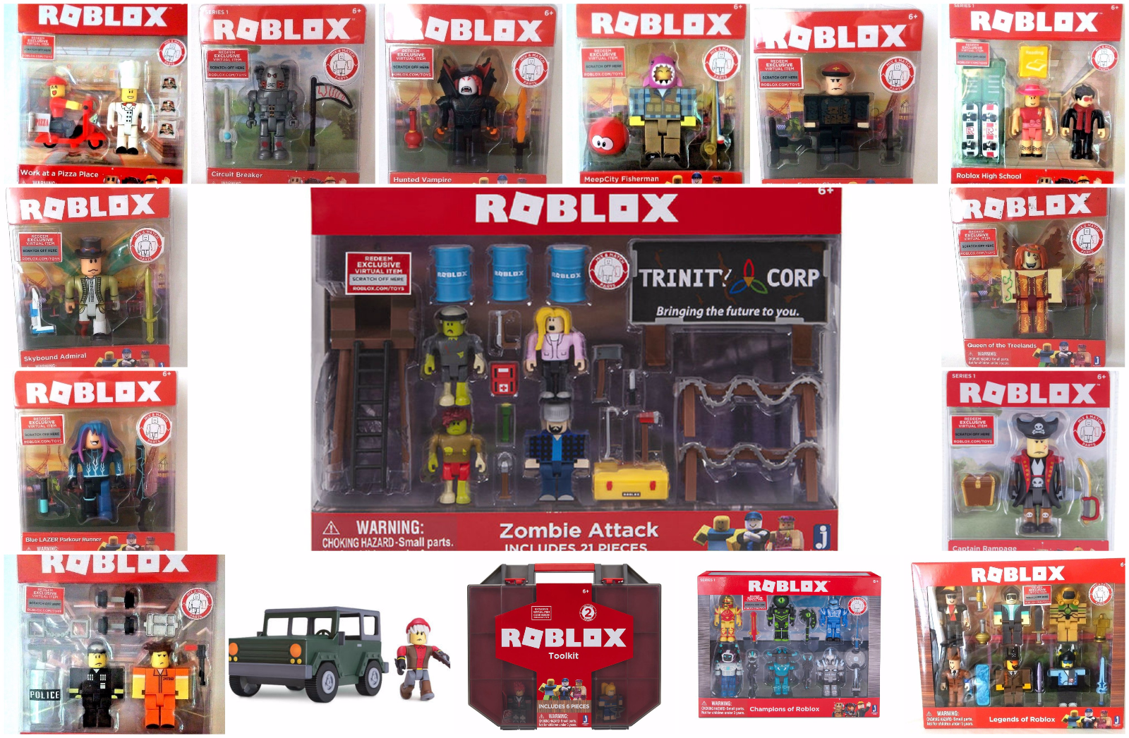 Roblox Toys Many Sets And Figures To Choose From Series 1 2 - series 6 roblox toys