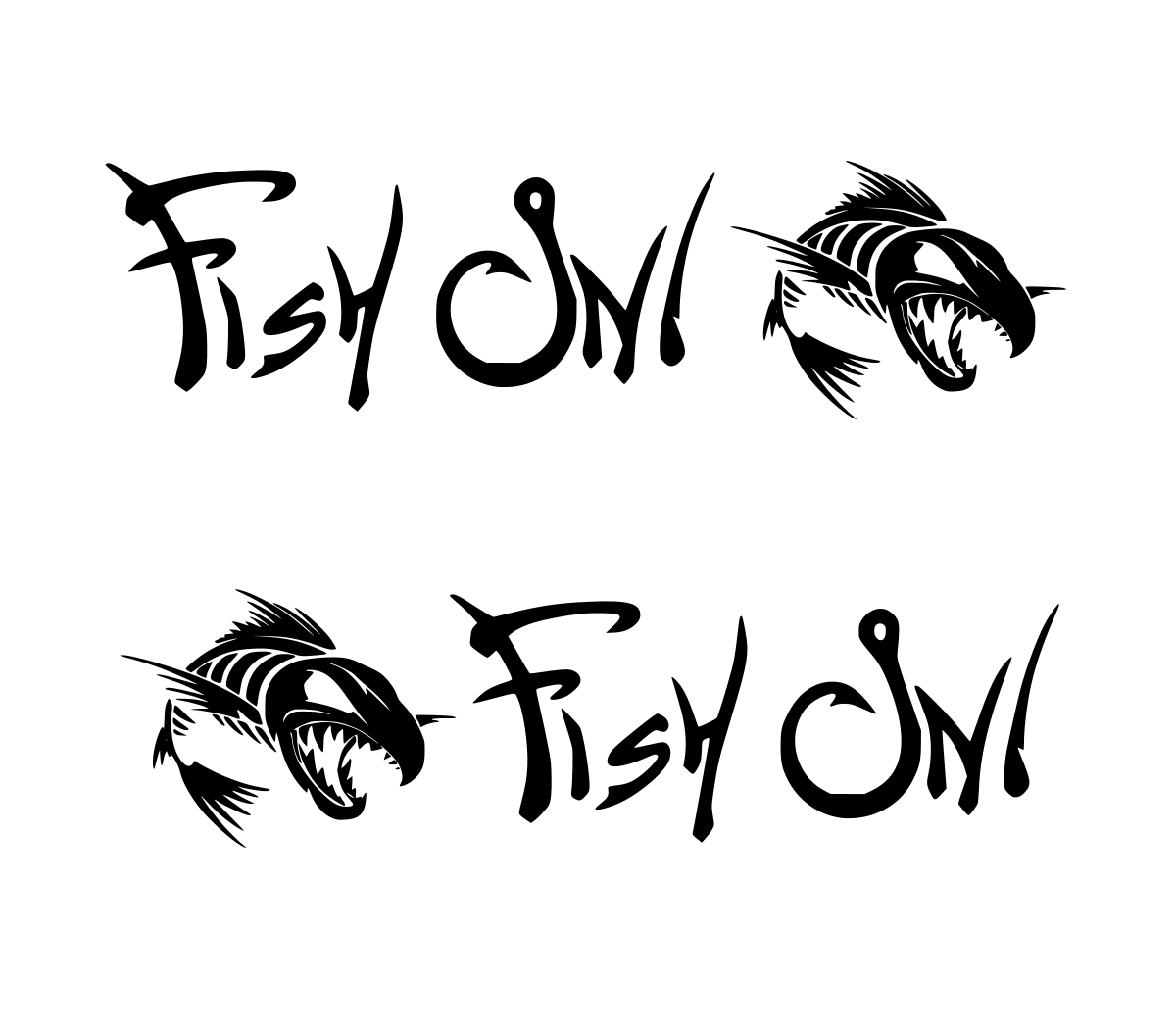 funny fishing sticker vinyl decal fly trout fish rod reel jigs boat car truck