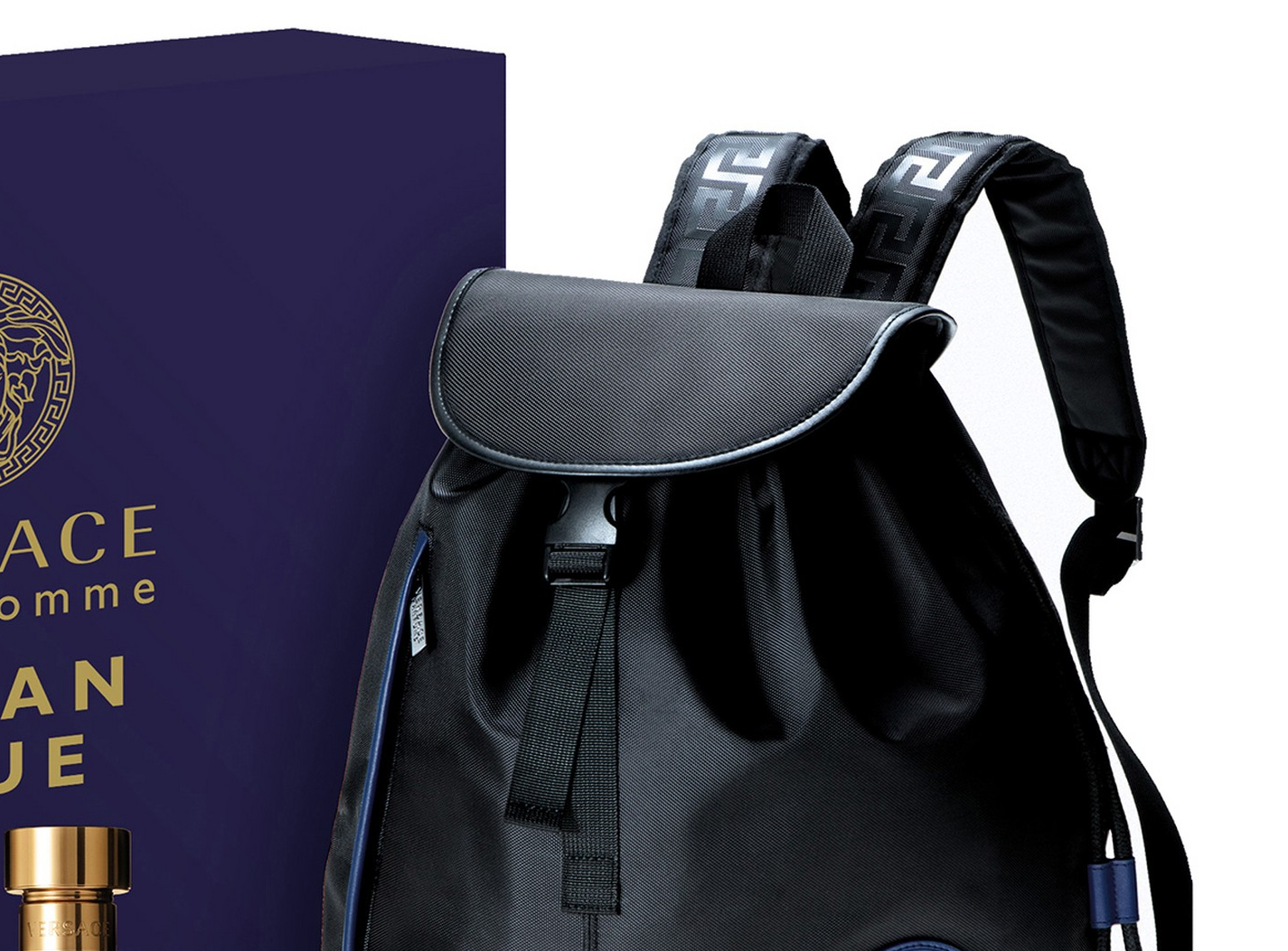 versace dylan blue backpack