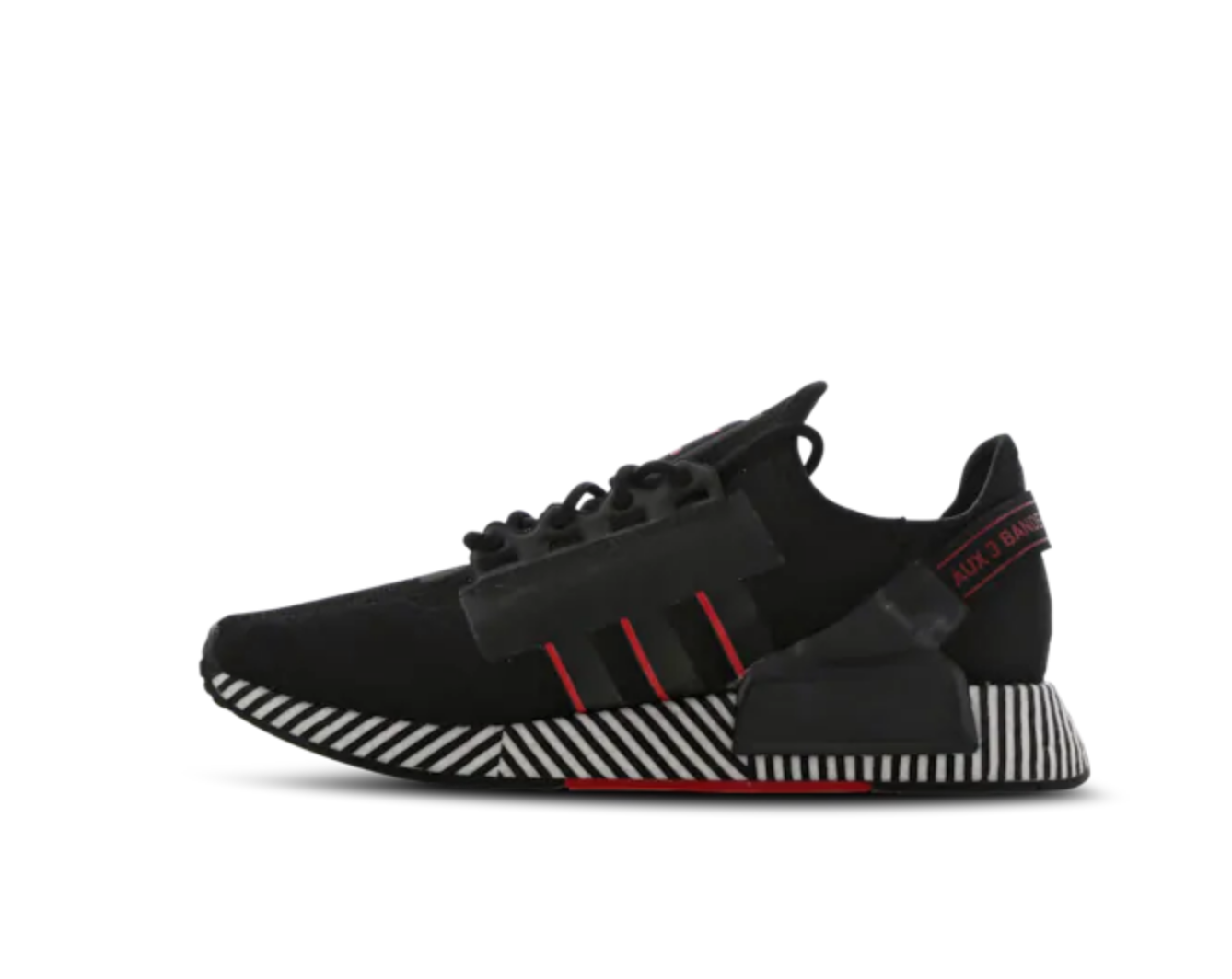 adidas nmd r1 v2 black red blue
