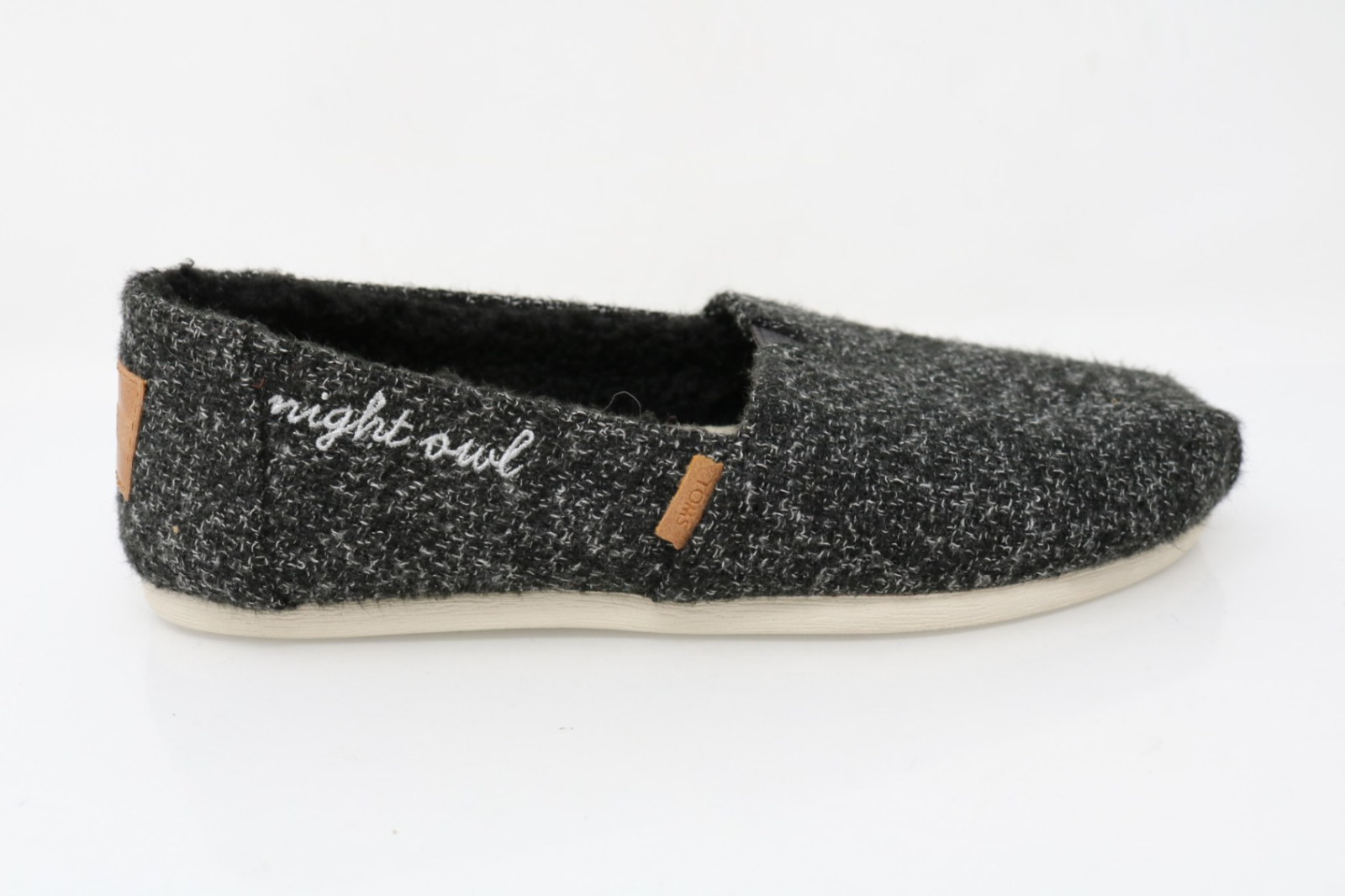 black multicolor night owl felt women's classics