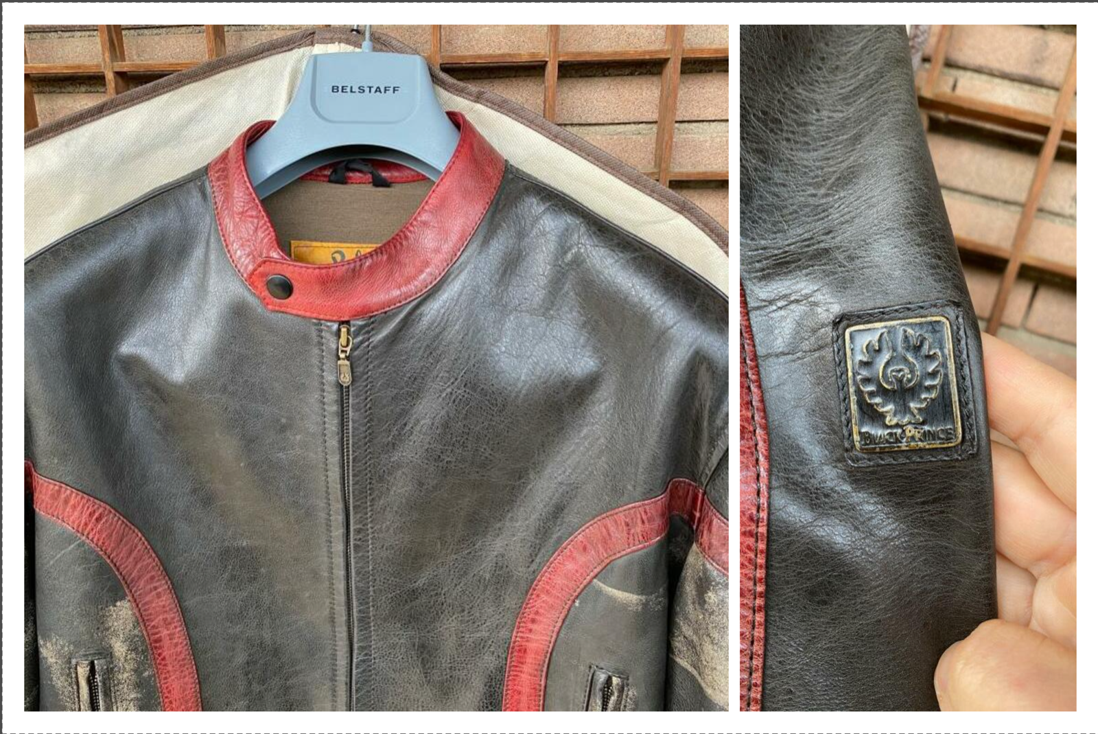 Belstaff Antique Leather Daytona Black Prince Label Ltd Edition Distressed M L 399 00 Picclick Uk