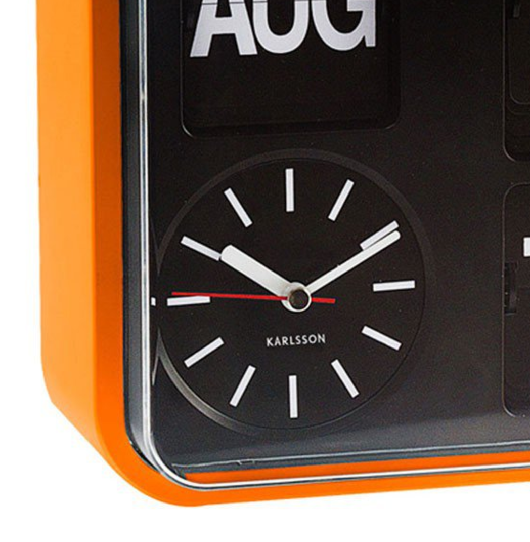 Large Auto Flip Calendar Wall Desk Table Modern Digital Retro Vintage New Clock Eur 159