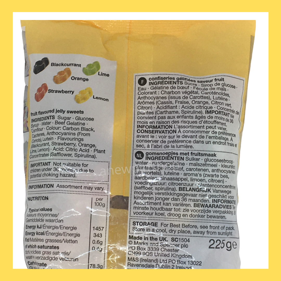 m&s jelly babies
