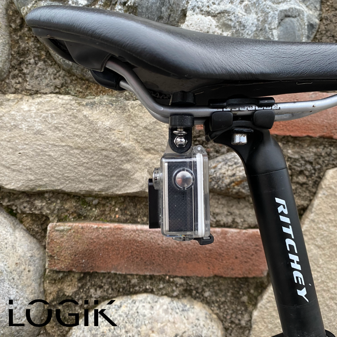 V2 Logik Gopro Saddle Mount Bracket Adapter Cycling Bike 3d Printed By Logik 11 99 Picclick Uk