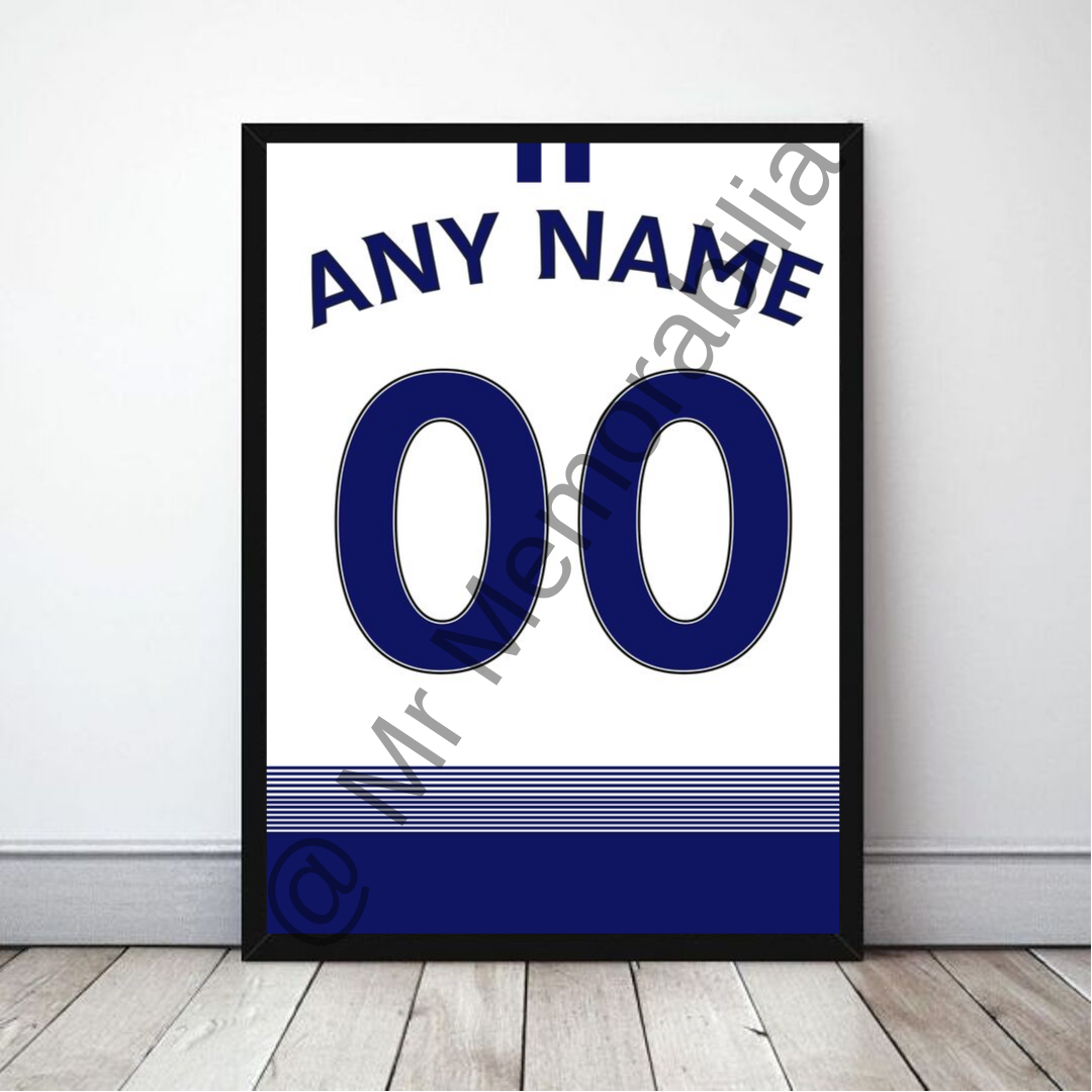 personalised tottenham kit