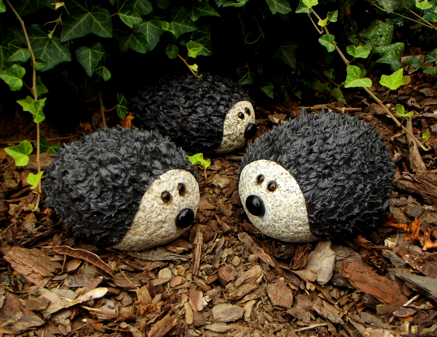 Gartenfigur Igel Aus Stein Gartendeko Naturstein Granit Eur 13 40 Picclick De