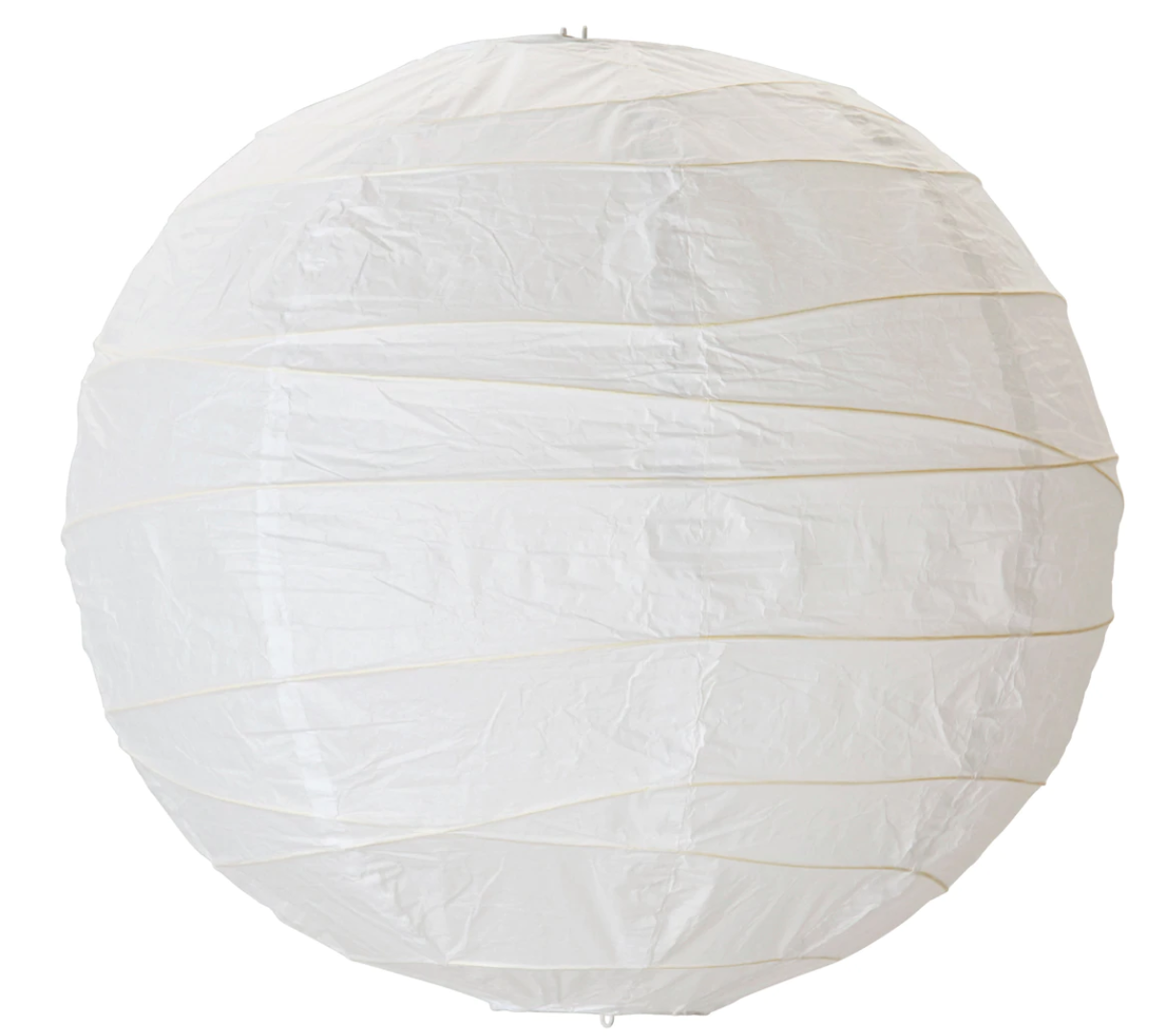 Ikea Regolit Unique Handmade 45cm White Rice Paper Pendant Ceiling