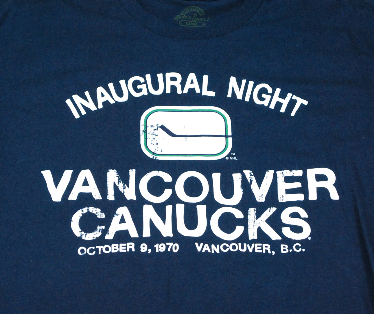 canucks t shirt vintage