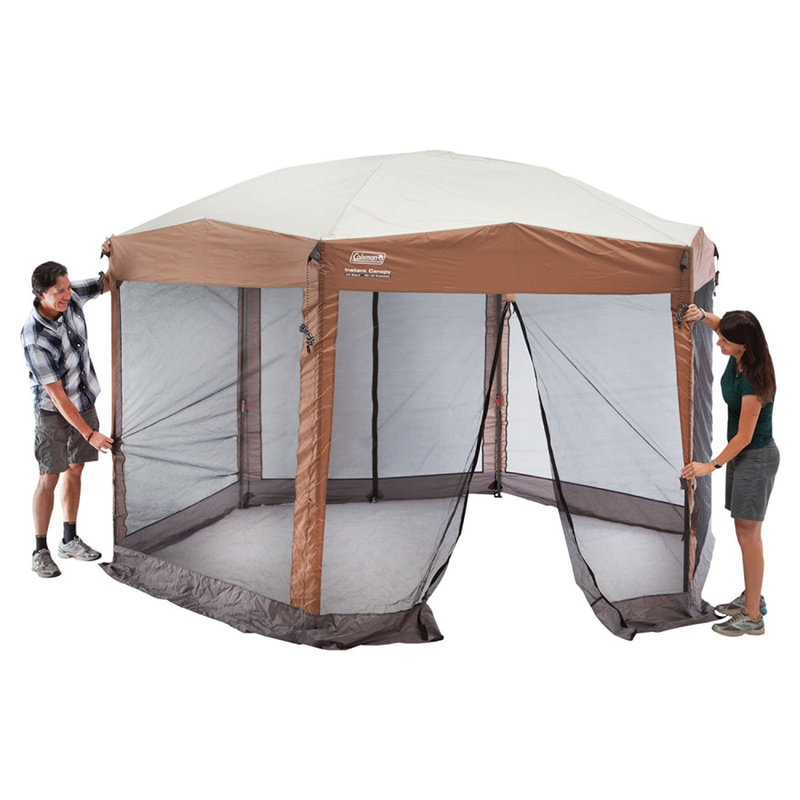 COLEMAN 12 X 10 Instant Screened Canopy Screen House ...