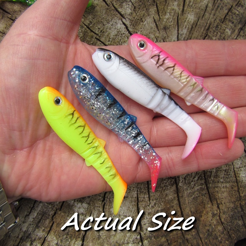 10 MEREDITH Savage soft Cannibal shads Chub Perch Pike lure Baits Drop Shot gear