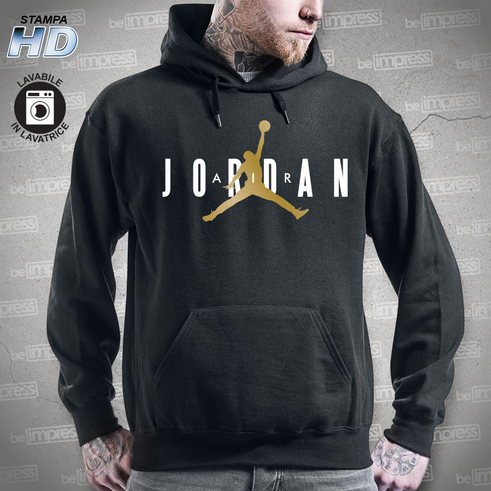 felpa jordan grigia