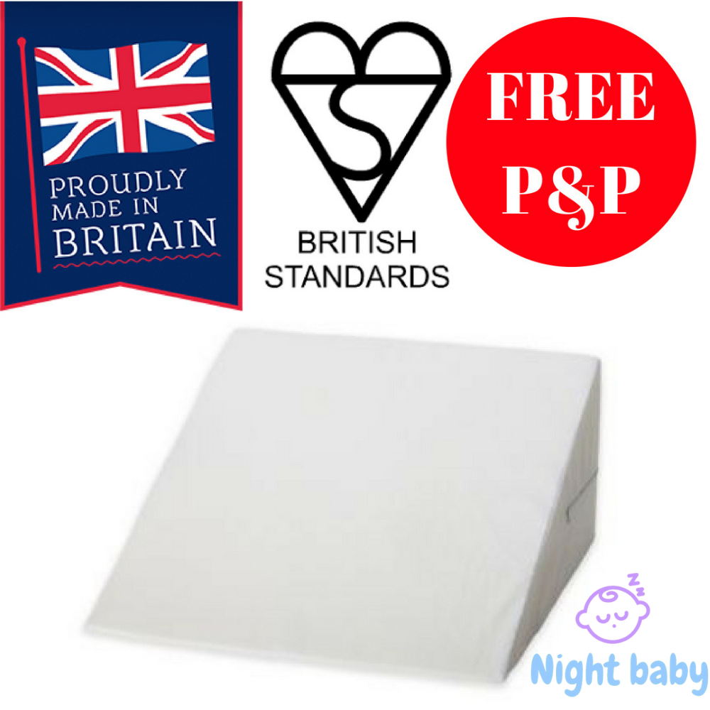 Large Fibre Orthopaedic Adult Bed Wedge Pillow For Acid Reflux
