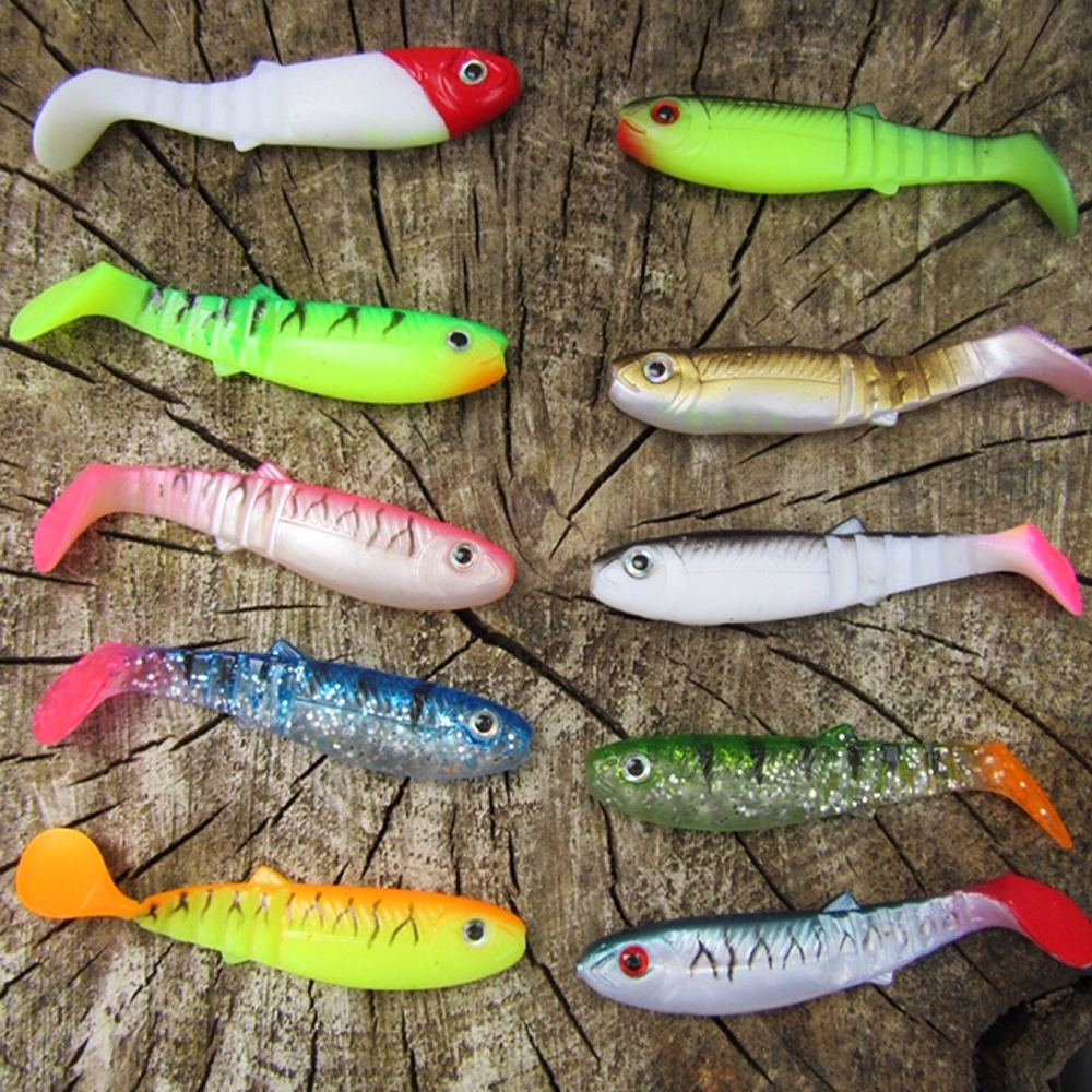 10 MEREDITH Savage soft Cannibal shads Chub Perch Pike lure Baits Drop Shot gear