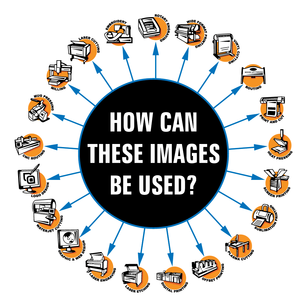 Chinese Floral Clipart Images Vector Clip Art Vinyl Cutter
