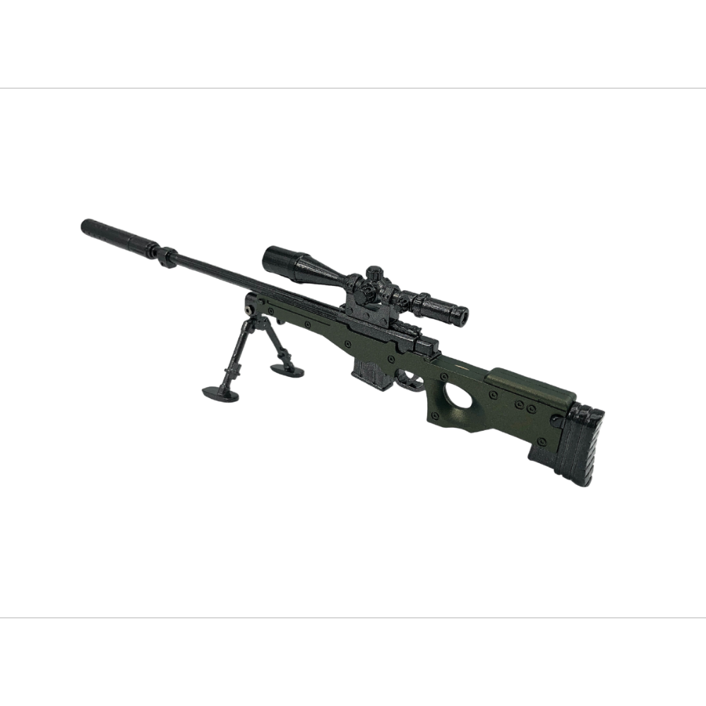 Miniature Awm 338 Sniper Rifle Mini Toy Gun 1 5 Scale Replica Non Firing Toy 27 99 Picclick