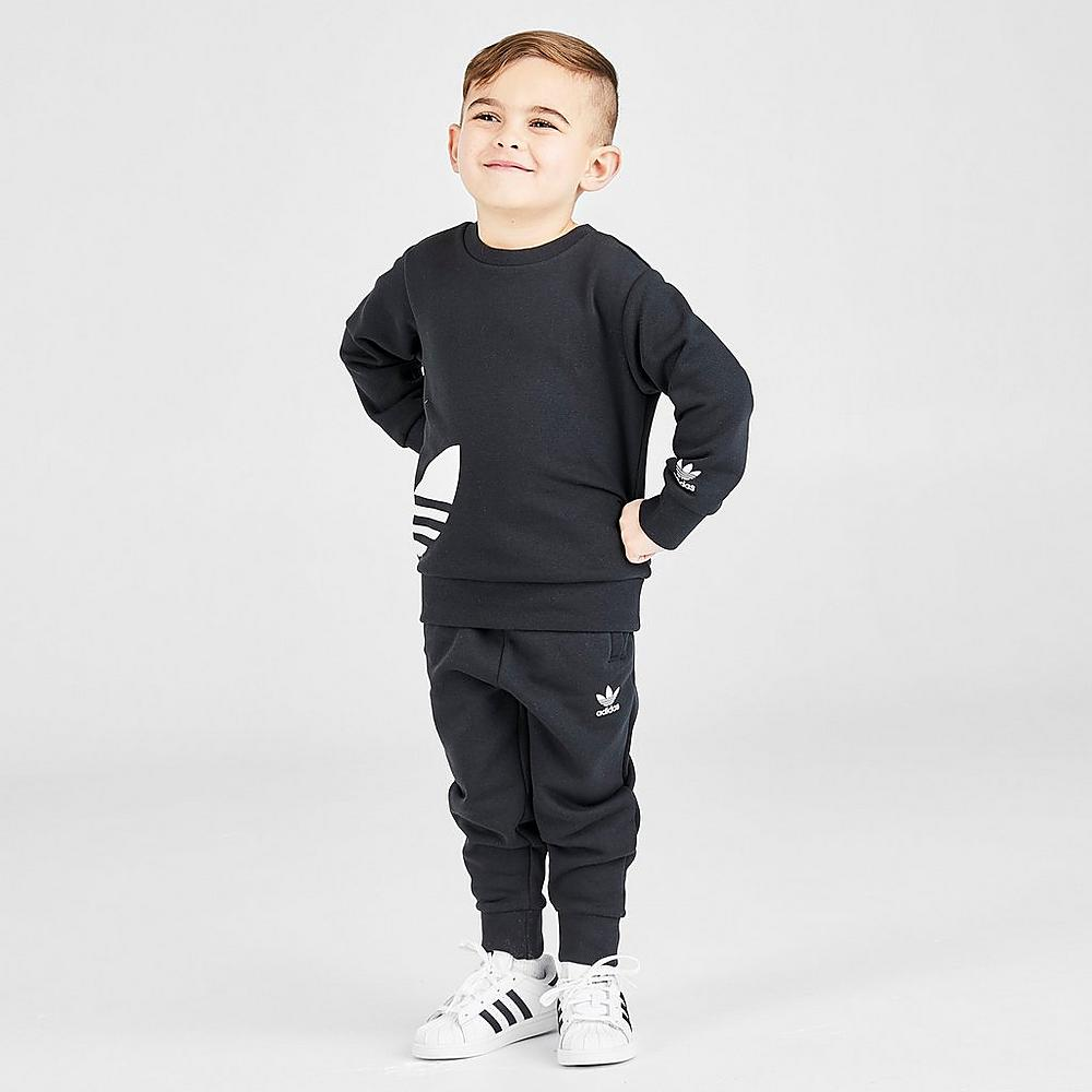 adidas trefoil crew set toddler