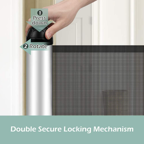 Barriere Securite Extensible Bebes Chiens Enroulable Escalier Portes Gris Eur 81 67 Picclick Fr