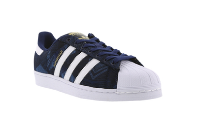 ADIDAS SUPERSTAR JUNIOR BIANCHE E AZZURRE | AW LAB